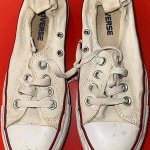 Converse white shoreline shoes size 5.5